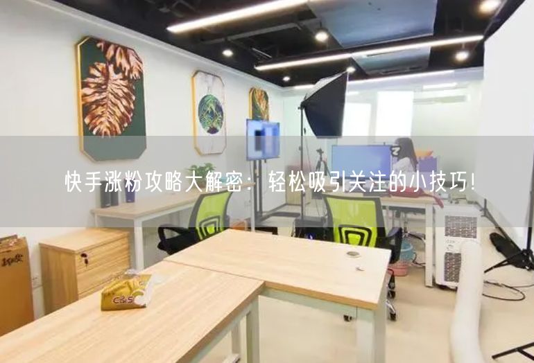 快手涨粉攻略大解密：轻松吸引关注的小技巧！